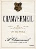 étiquette , Vin De Table , CHAMVERMEIL , Négociant éleveur , Gironde - Andere & Zonder Classificatie