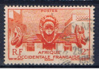 AOF+ Französisch Westafrika 1947 Mi 43 - Usati