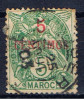 F+ Marokko 1902 Mi 11 Allegorie - Oblitérés