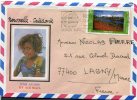 Nouvelle Caledonie-Lettre Illustrée (enfant) Avec Timbre YT 526 -circulé En 1987 - Covers & Documents