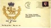 1963 Canada First Day Cover Of The New 3 Cent Cameo Issue - 1961-1970