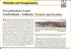 Canada. (Neufundland) 3 Doppelseiten Mit Vielen Interessanten Abbildungen - Philatelie Und Postgeschichte