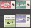 Paraguay - 1966 - Pres. Kennedy And The Race To The Space, Complete Set Imperforated, Specimen - Amérique Du Sud