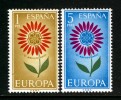 SPAIN - 1964 EUROPA CEPT SET OF 2 FINE MNH ** - 1964