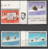 Paraguay - 1966 - Pres. Kennedy And The Race To The Space, Complete Set Perforated, Specimen - Amérique Du Sud
