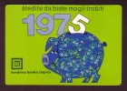 CALENDAR - Credit Bank Zagreb - Croatia, Year 1975 - Petit Format : 1971-80