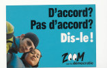 Carte Boomerang. Publicité Pour Le Site Internet  "Zoom Sur La Démocratie" - Political Parties & Elections
