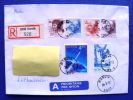 Cover Sent From Norway Narvik To Lithuania On 1992, Europa Cept, Rocket, - Storia Postale