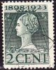 1923 Jubileumzegels 2 Cent Groen Lijntanding 11½ X 12½ NVPH 121 H - Gebraucht