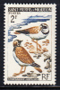 St Pierre Et Miquelon 1963 MNH Sc 364 2fr Ringed Plovers - Ongebruikt