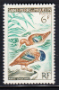 St Pierre Et Miquelon 1963 MNH Sc 365 6fr Blue-winged Teal - Unused Stamps