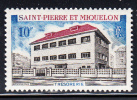 St Pierre Et Miquelon 1969 MNH Sc 385 10fr Treasury - Nuovi