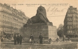 Cpa Paris14 Place Denfert Rochereau Le Lion - District 14