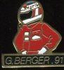 PIN'S BERGER - F1