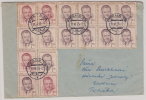 1953 Czechoslovakia Multifranked Cover Sent To Policka. Praha 11.VI.53. Monetary Reform. (B07001) - Storia Postale