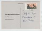 Norway Card Sent To Torp Rolvsöy 29-8-1986 - Cartas & Documentos