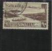 SOMALIA AFIS 1950 1951 POSTA AEREA AIR MAIL VEDUTA VIEW CENT. 90 C USATO USED OBLITERE' - Somalia (AFIS)