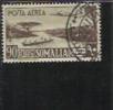 SOMALIA AFIS 1950 1951 POSTA AEREA AIR MAIL VEDUTA VIEW CENT. 90 C USATO USED OBLITERE' - Somalië (AFIS)