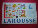 BUVARD  LAROUSSE  PETIT LAROUSSE = GRAND AMI   27 MOTS A TROUVER   JEU DES MOTS - Cartoleria