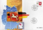 TK O 316/93 Wappen Reizvolles Niedersachsen ** 25€ Auf Brief Deutschland With Stamp #1662 Tele-card Wap Cover Of Germany - O-Series : Séries Client