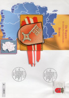 TK O 473/94 Wappen Sehenswertes Sachsen ** 25€ Auf Brief Deutschland With Stamp # 1713 Tele-card Wap Cover Of Germany - O-Series : Customers Sets