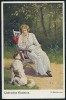 Liebevolles Gedenken. A. Mailick - Woman On Chair With Dog. - Mailick, Alfred