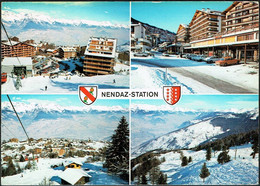 SUISSE CARTE POSTALE  DU :  15.2 .1978. NENDAZ . CAROUGE  . (Nendaz-Station ,Alt 1350m) - Carouge