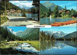 SUISSE CARTE POSTALE . DU : 7.7.1977 . LIDDES . MEYRIN .(CHAMPEX-LAC) - Meyrin