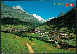 SUISSE CARTE POSTALE . DU : 12.10.1982 . LEUKERBAD . MEYRIN .(1401m.Loèche Les Bains) - Meyrin