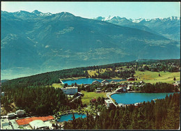 SUISSE CARTE POSTAE .16.9.1974 . CRANS-SUR-SIERRE . MEYRIN .(1500-3000m)MONTANA-CRANS - Meyrin