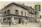 Carte Postale Ancienne Luzarches - Maison Biasse - Tabacs, Café Du Centre - Luzarches