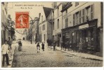 Carte Postale Ancienne Magny En Vexin - Rue De Paris - Bureau De Tabac Martin - Magny En Vexin