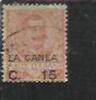 LA CANEA 1905 ITALY OVERPRINTED SOPRASTAMPATO D´ITALIA  15 CENT. TIMBRATO USED - La Canea