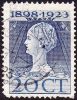 1923 Jubileumzegels 20 Cent Blauw Lijntanding 11½  X 12 NVPH 125 G - Gebruikt