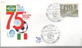 Ge103 Marcofilia Watermarks 75o Anniversario Fondazione Figc Incontro Italia Brasile  1973 - Africa Cup Of Nations