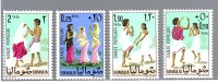 SOMALIA REPUBBLICA 1967 DANZE POPOLARI 4 Valori Completa MNH** - Somalie (1960-...)