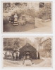 [W1035] 2 Real Photo Postcards Of  St. Augustine Florida USA  - "The Shrine Of La Leche"  & "The Fountain Of Youth" - St Augustine