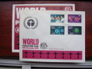 KUT 1974 WORLD POPULATION YEAR  FULL SET (4 Values) On FDC. - Kenya, Oeganda & Tanzania