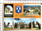 POMPADOUR  -  5 Vues  :  Entrée Du Château, Vue Aérienne, Concours Hippique, Château, " LYFLOR "  Etalon Anglo Arabe  Du - Arnac Pompadour