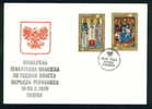 PC13 / 1970 Poland Pologne Polen Polonia , ICON , BOOK , PHILATELIC EXHIBITION - Bulgaria Bulgarie - Brieven En Documenten