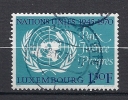 763  OBL   Y  &  T   *nations Unies*   ""LUXEMBOURG"" - Gebraucht