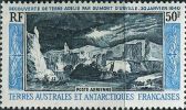 FN0488 TAAF 1965 Antarctic Glacier Scenery 1v MLH - Used Stamps