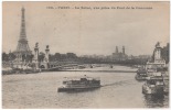 PARIS - La Seine Prise Du Pont De La Concorde (  écrite 1917 état Voir ! ) - La Seine Et Ses Bords