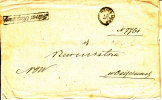 Poland Prephilatelic Cover WLOCLAWEK 1840 In Black With Boxed IR - ...-1860 Prefilatelia