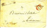 Poland Prephilatelic Cover WLOCLAWEK 1841 In Red With Boxed IR - ...-1860 Prefilatelia