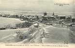 Haute Loire -ref A278- Saugues Sous La Neige -vue Generale Prise De La Route Du Puy - Carte Bon Etat    - - Saugues