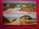 CPM 50  BLAINVILLE SUR MER CAMPING DE LA MELETTE  MULTI VUES   VOYAGEE 1979 - Blainville Sur Mer