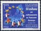 BULGARIA \ BULGARIE / BULGARIEN  - 2007 - 50 An. De La Fondation Du European Union - 1v** - Nuevos