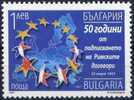 BULGARIA \ BULGARIE / BULGARIEN  - 2007 - 50 An. De La Fondation Du European Union - 1v** - Unused Stamps