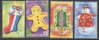 2007 HONG KONG MERRY CHRISTMAS 4V - Unused Stamps